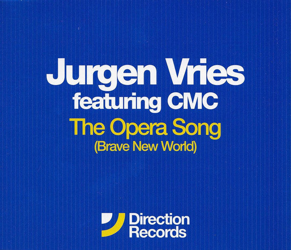 Jurgen Vries - Opera Song (Brave New World) - Used CD