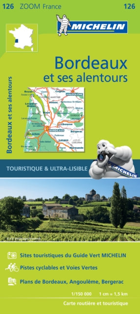Bordeaux & surrounding areas - Zoom Map 126 : Map - New Sheet map