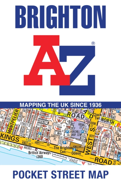A-Z Maps - Brighton A-Z Pocket Street Map - New Sheet map