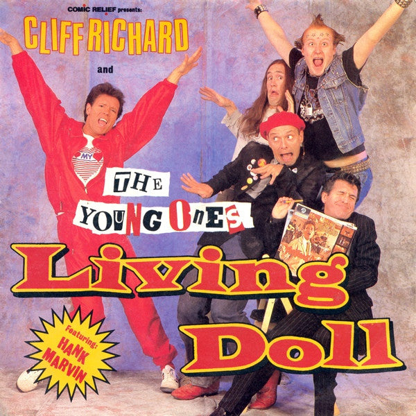 Comic Relief - Living Doll - Used Vinyl Record 7"