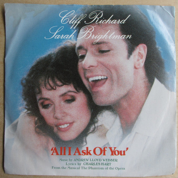 Cliff Richard - All I Ask Of You - Used Vinyl Record 7"