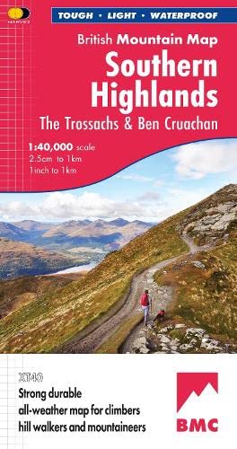 Southern Highlands : The Trossachs and Ben Cruachan - New Sheet map