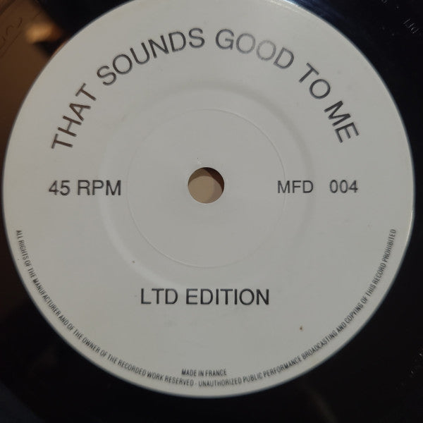 Jive Bunny And The M - That Sounds Good To Me - Used Vinyl Record 7"
