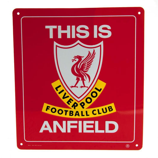 Liverpool FC - This is Anfield Sign - New Metal Signs