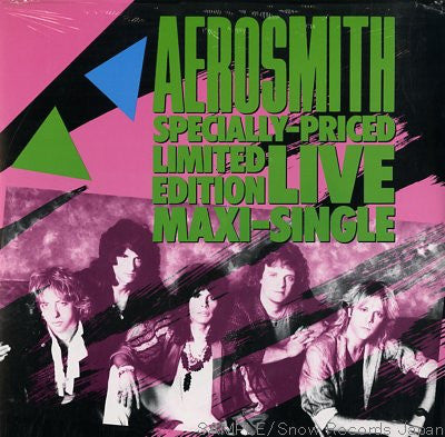 Aerosmith - Specially-Priced  Limited Edition Live Maxi-Single - Used