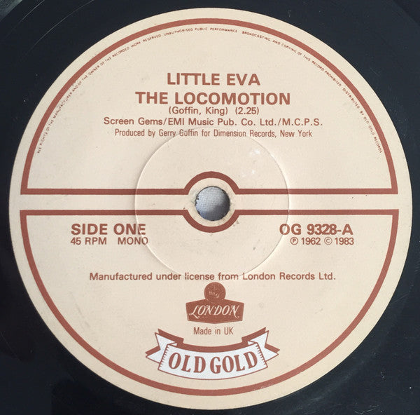 Little Eva - Loco-Motion / Keep Your Hands Off My Baby - Used Vinyl R