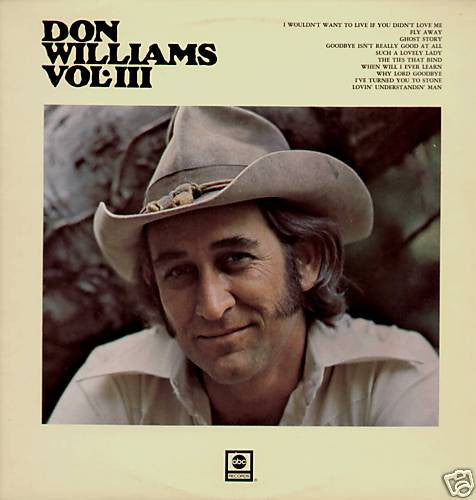 Don Williams - Vol. III - Used Vinyl Record