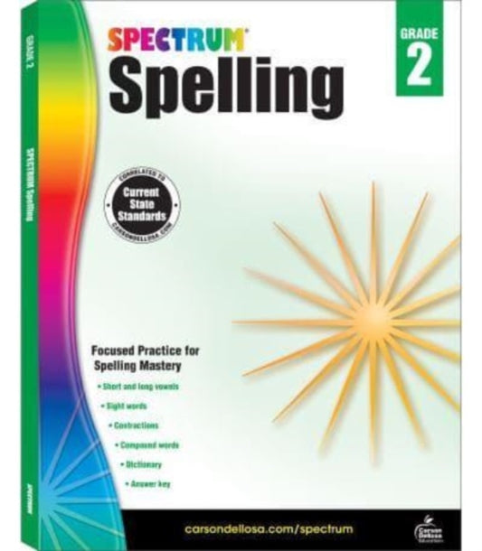 Spectrum - Spelling Grade 2 - New Paperback