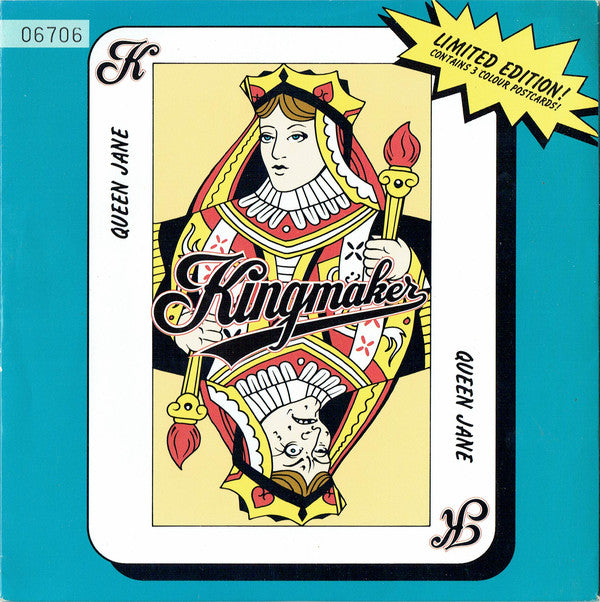 Kingmaker - Queen Jane - Used Vinyl Record 7"