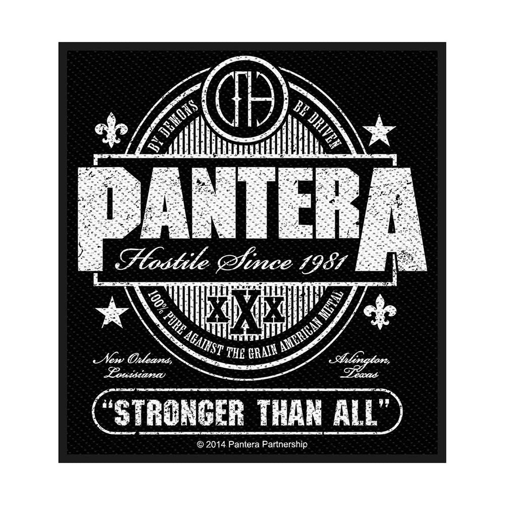 PANTERA - STRONGER THAN ALL (PACKAGED) - Patch - PHM - Standard