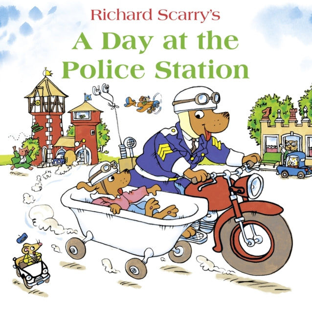 Richard Scarry - A Day at the Police Station - New Paperback