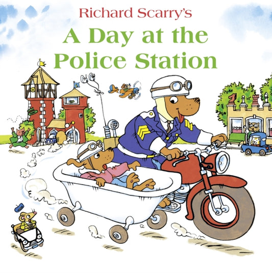 Richard Scarry - A Day at the Police Station - New Paperback
