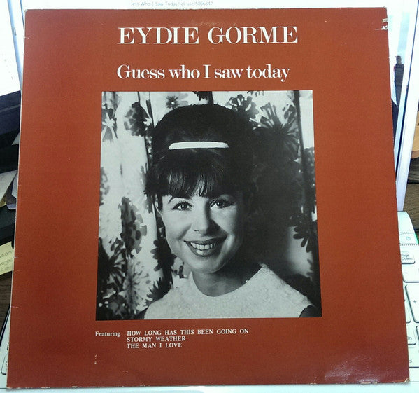 Eydie Gorme - Guess Who I Saw Today - Used Vinyl Record