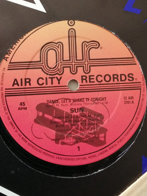 Sun - Dance, Let's Shake It Tonight / Reggae Man - Used Vinyl Record