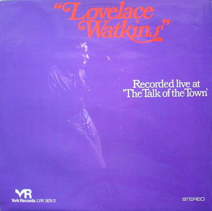 Lovelace Watkins - Recorded Live At The Talk Of The Town - Used Vinyl