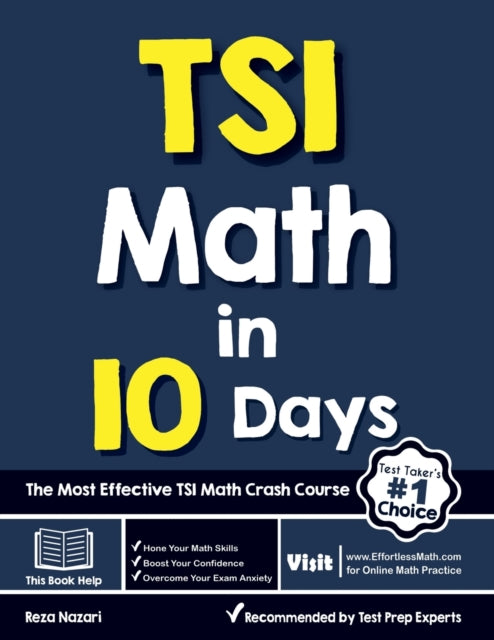 Nazari - TSI Math in 10 Days  The Most Effective TSI Math Crash Course