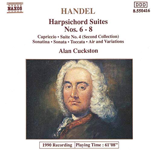 ALAN CUC - HANDEL: HARPSICHORD STES 6-8 - New CD