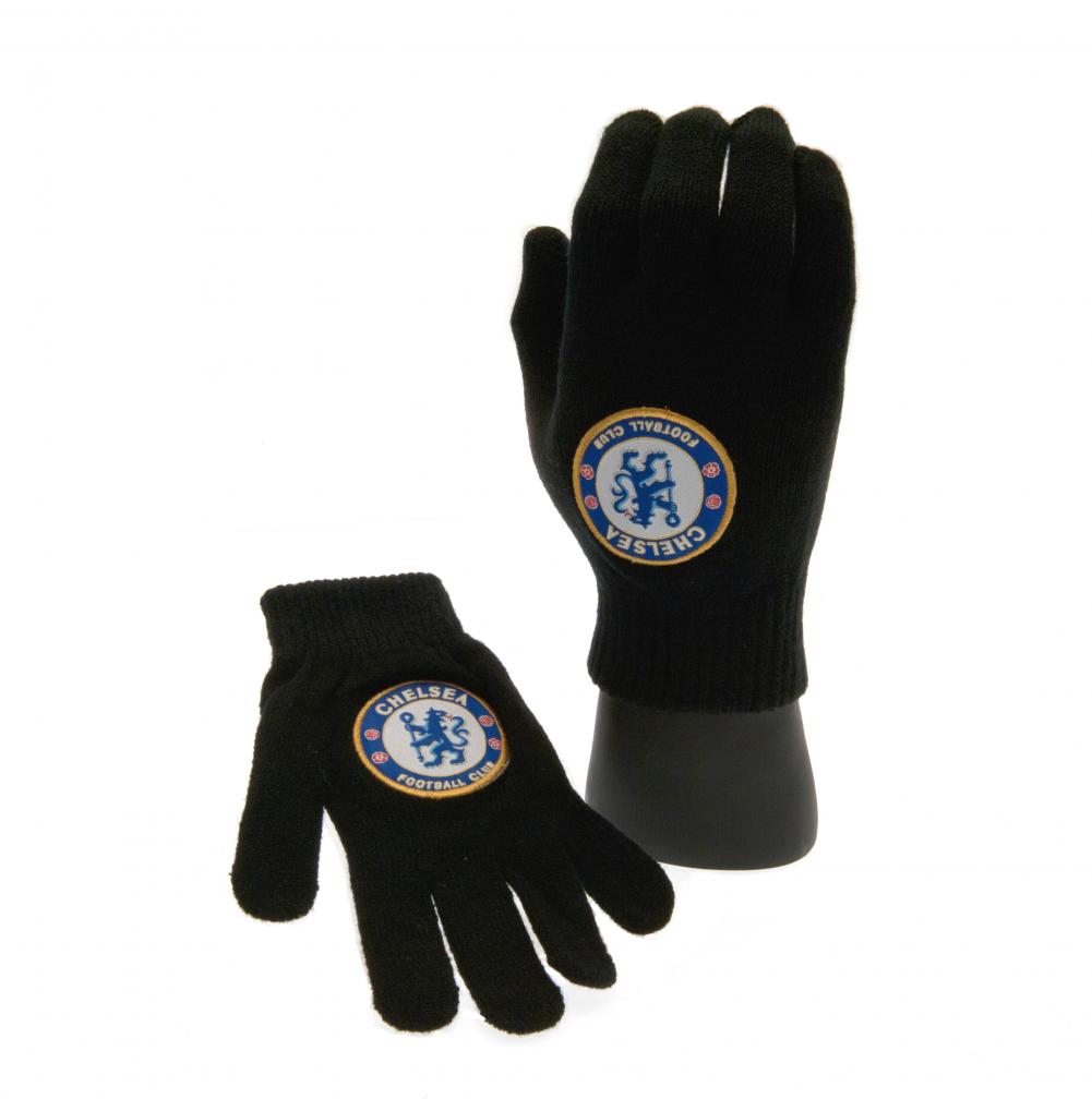 Chelsea FC - Knitted Gloves - Clothing - Junior one size fits all - Ne
