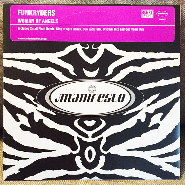 Funkryders - Woman Of Angels - Used Vinyl Record 12"