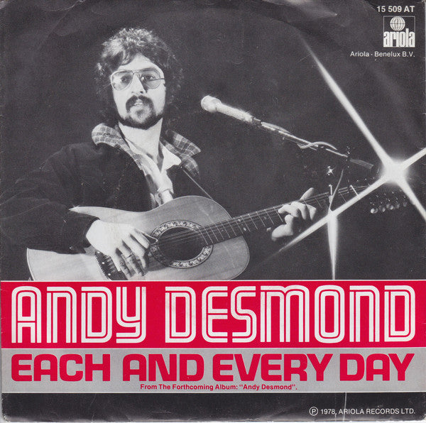 Andy Desmond - Each And Every Day - Used Vinyl Record 7"
