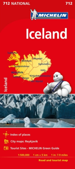 Michelin - Iceland - -  National Map 750 - New Sheet map