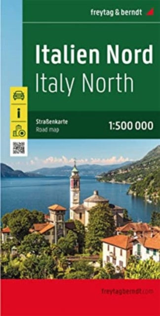 Northern Italy, road map 1:500,000, freytag & berndt - New Sheet map