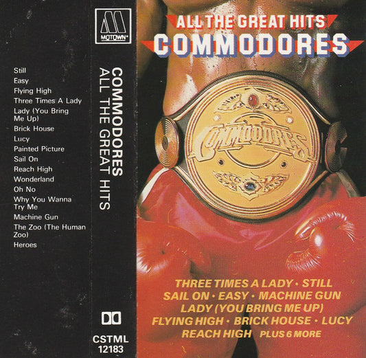 Commodores - All The Great Hits - Used Cassette