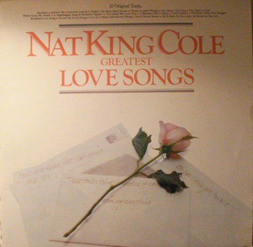 Nat King Cole - 20 Greatest Love Songs - Used Vinyl Record