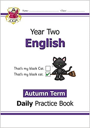 CGP Books - New KS1 English Daily Practice Book: Year 2 - Autumn Term