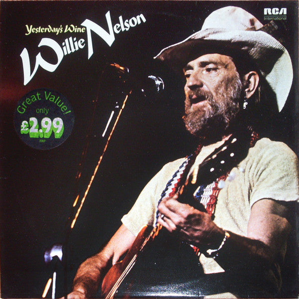 Willie Nelson - Yesterday's Wine - Used Vinyl Record
