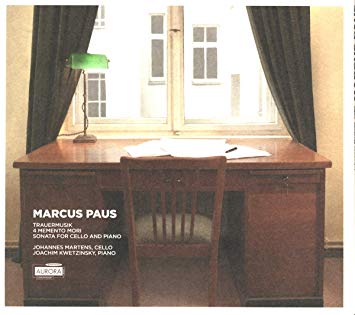 Marcus Paus - Trauermusik - 4 Memento Mori - Sonata For Cello And Piano