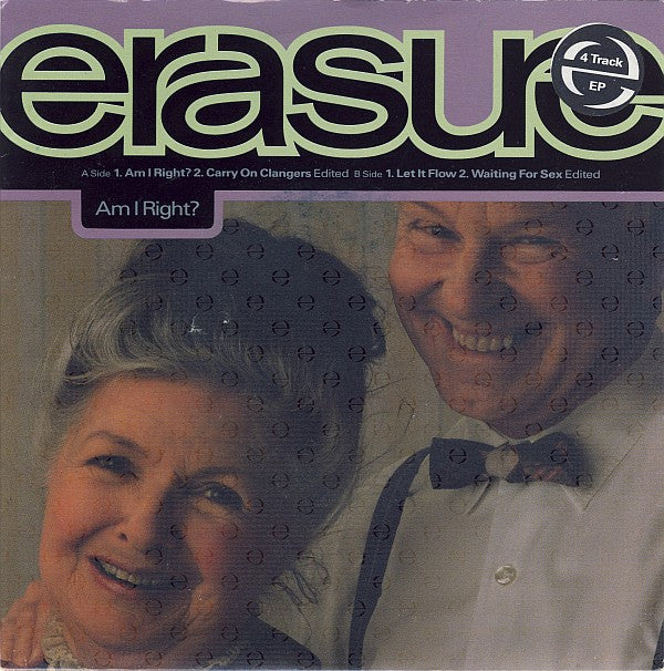 Erasure - Am I Right? - Used Vinyl Record 7"
