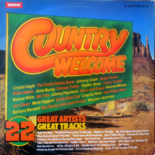 Various - Country Welcome - Used Vinyl Record