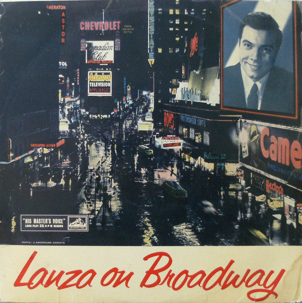 Mario Lanza - Lanza On Broadway - Used Vinyl Record