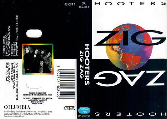 Hooters - Zig Zag - Used Cassette