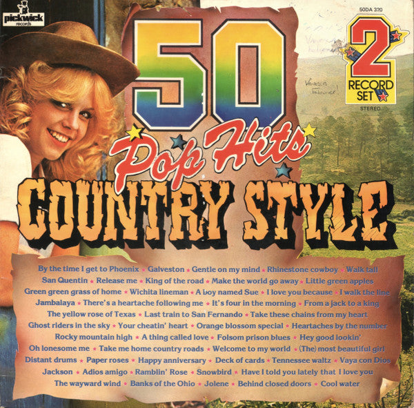 Pickwick Orchestra & - 50 Pop Hits Country Style - Used Vinyl Record