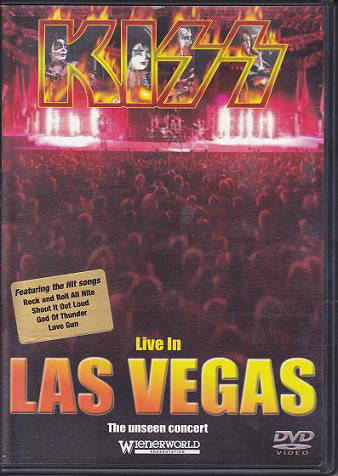 Kiss - Live In Las Vegas- The Unseen Concert - Used DVD