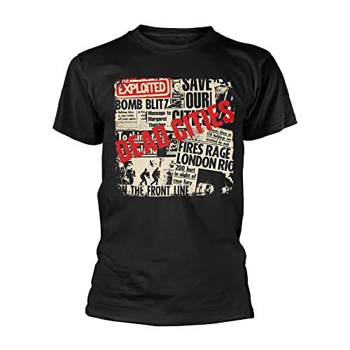 EXPLOITED - DEAD CITIES - tshirt - T Shirt - Size S