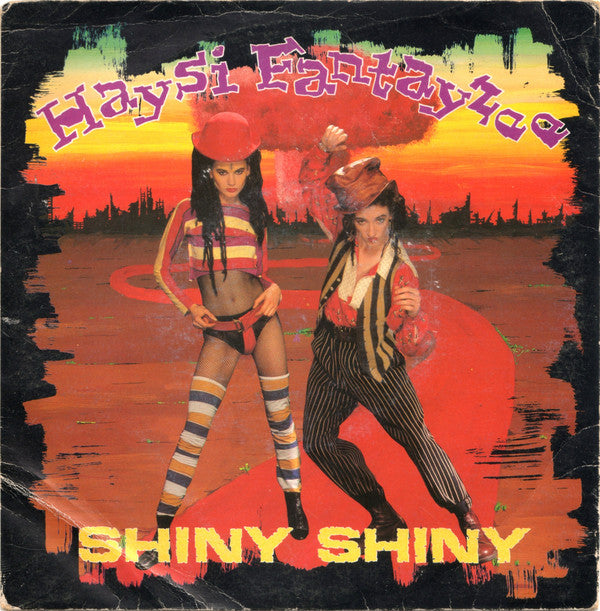 Haysi Fantayzee - Shiny Shiny - Used Vinyl Record 7"