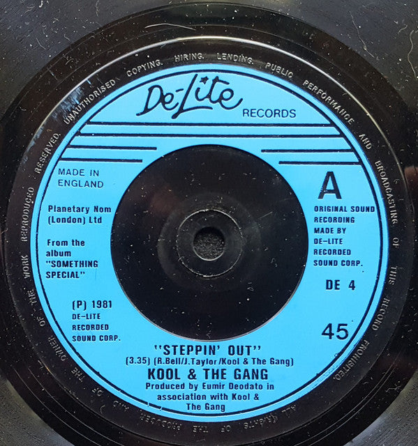 Kool & The Gang - Steppin' Out - Used Vinyl Record 7"