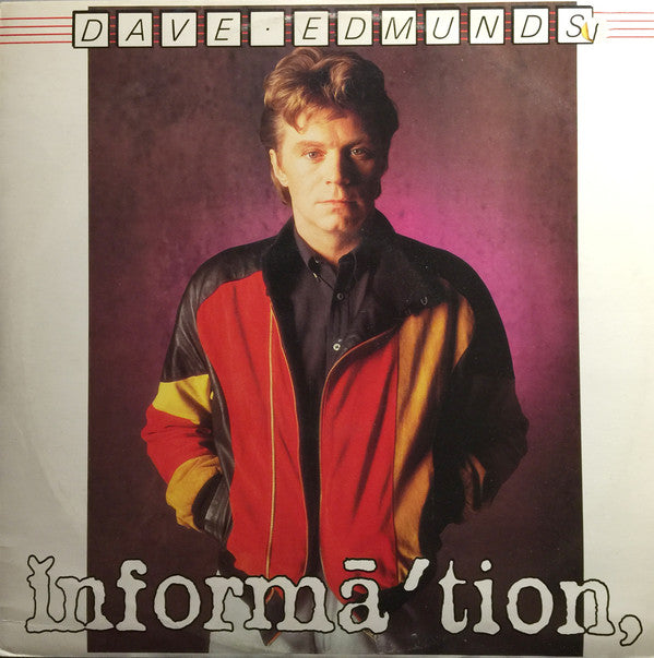 Dave Edmunds - Information - Used Vinyl Record 12"