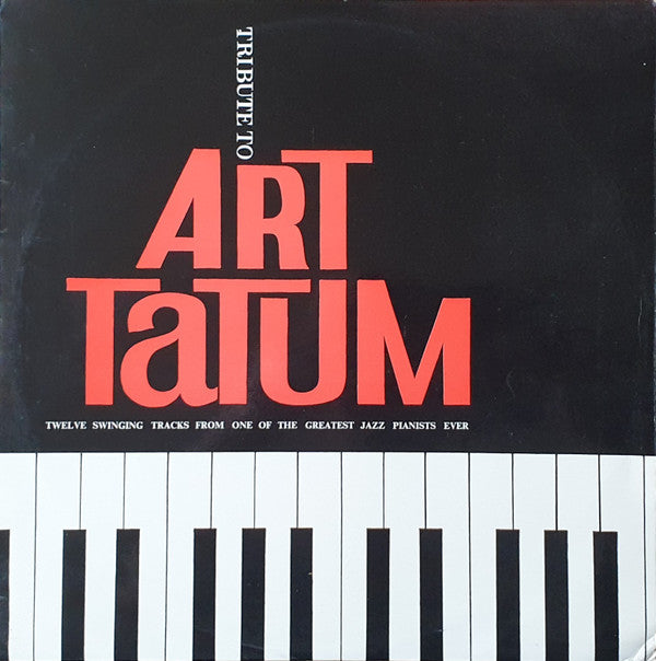 Art Tatum - Tribute To - Used Vinyl Record
