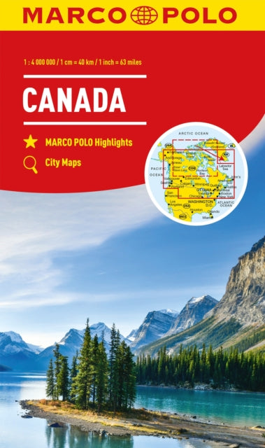 Marco Polo - Canada  Map - New Sheet map