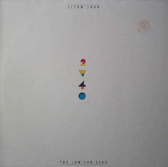Elton John - Too Low For Zero - Used Vinyl Record