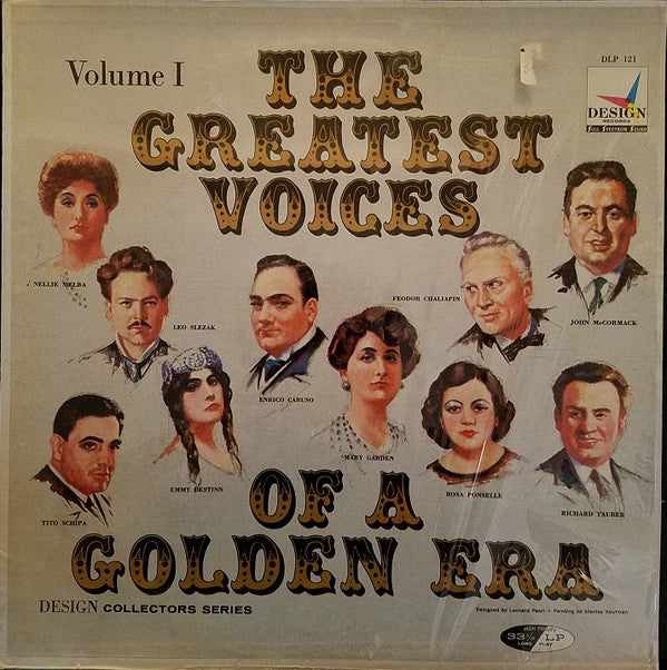 Various - Greatest Voices Of A Golden Era - Volume 1 - Used Vinyl Re
