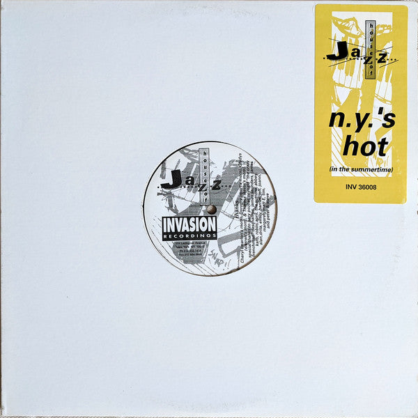 House Of Jazz - N.Y.'s Hot (In The Summertime) - Used Vinyl Record 12