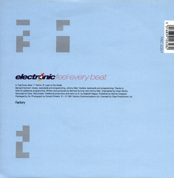 Electronic - Feel Every Beat - Used Vinyl Record 7"