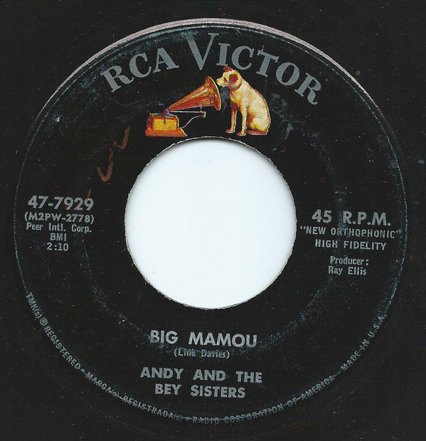 Andy And The Bey Sis - Big Mamou / Chanson D'Amour (Song Of Love) - U