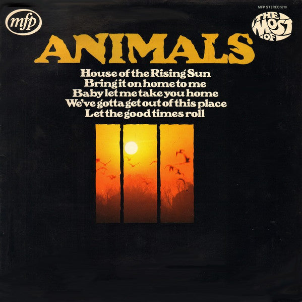 Animals - Most Of - Used Vinyl Record