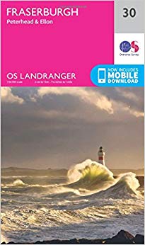 Ordnance Survey - Fraserburgh, Peterhead & Ellon : 030 - New Sheet map